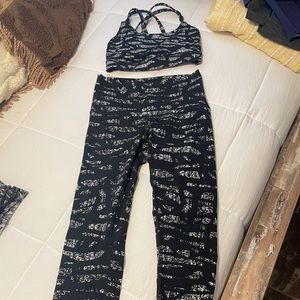 Lulu lemon sport bra & legging set